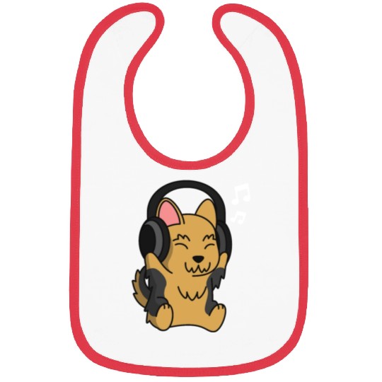 Music Lover Yorkshire Terrier Bibs