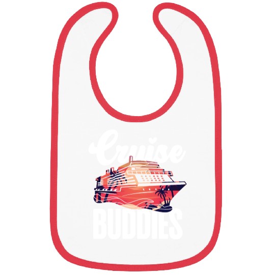 Cruise Ship Vacation Friends Girl Bibs