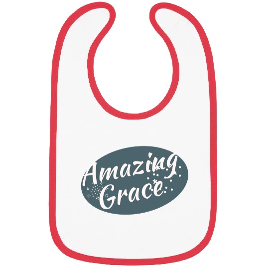 Amazing Grace Christian design Bibs