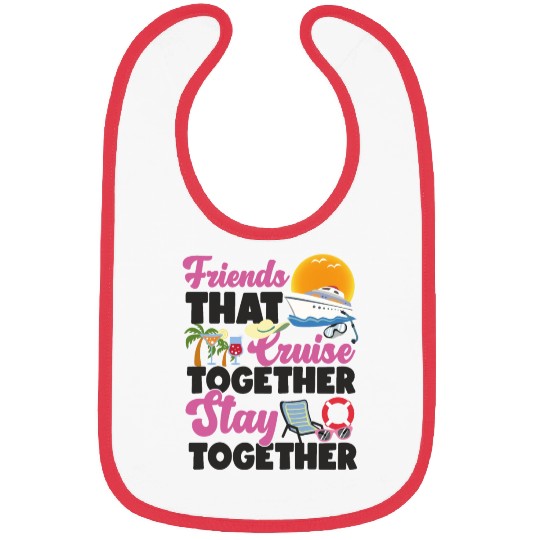 Cruise Ship Vacation Friends Bibs