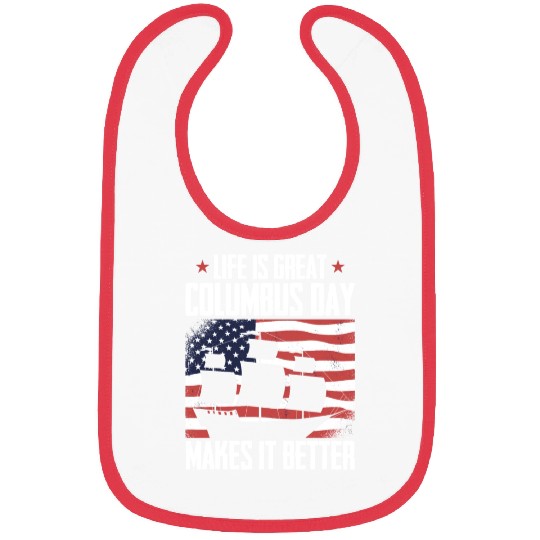Columbus Day 1492 Bibs