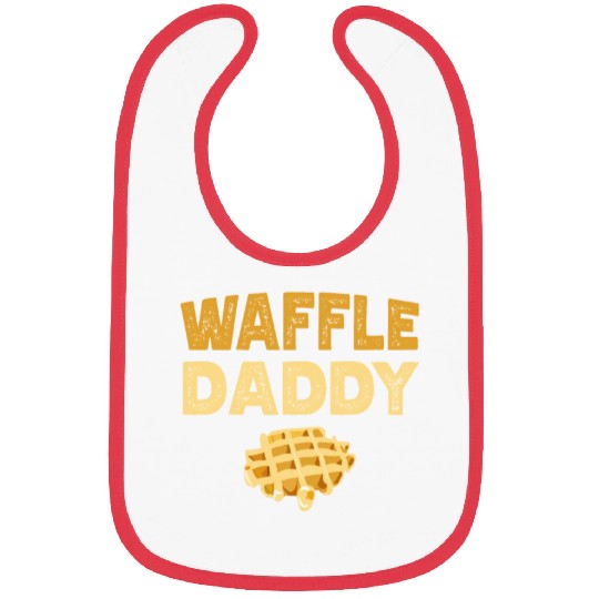 Waffle Daddy Food Waffle Whisperer Fathers Day Bibs
