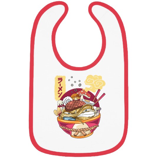 Ramen Mushroom Bibs