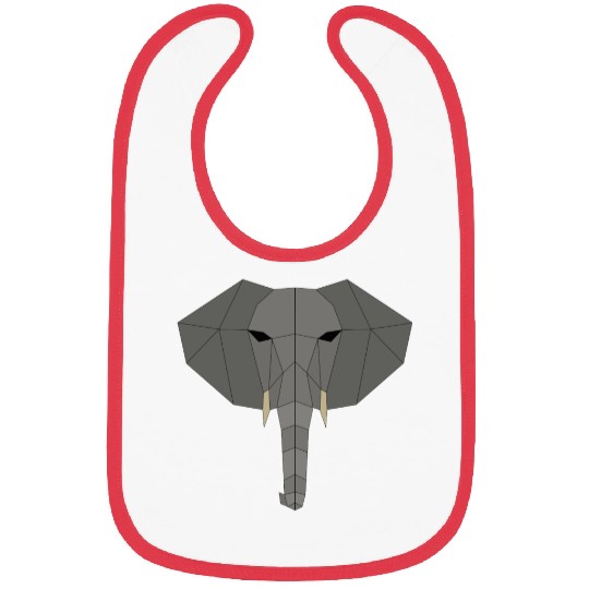 Elephant geometric Bibs