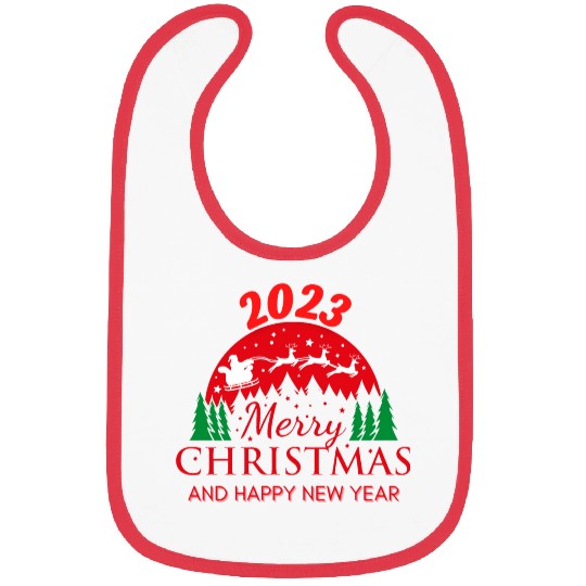 Merry Christmas 2023 Bibs