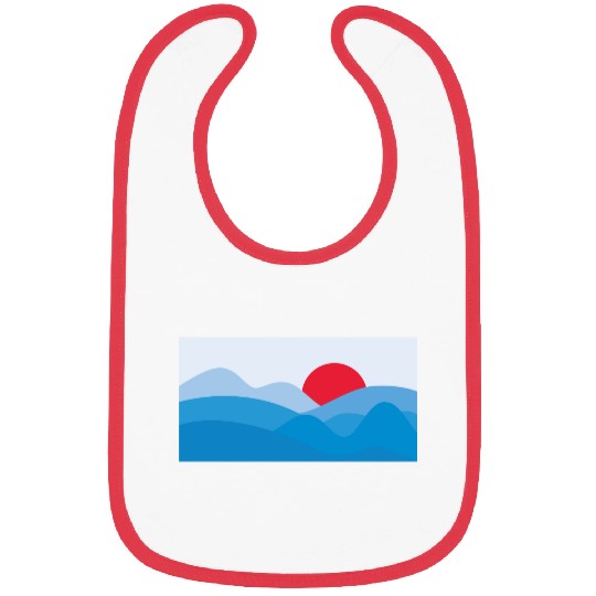 Minimalist Sun Blue Bibs