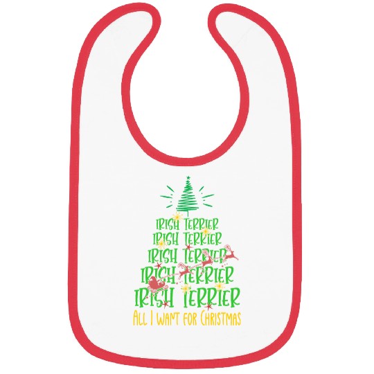 Irish Terrier Christmas Dog breed Christmas Tree Bibs