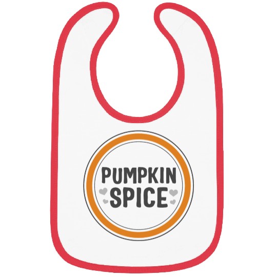 Halloween Theme Cute Pumpkin Spice Coffee Lover Bibs