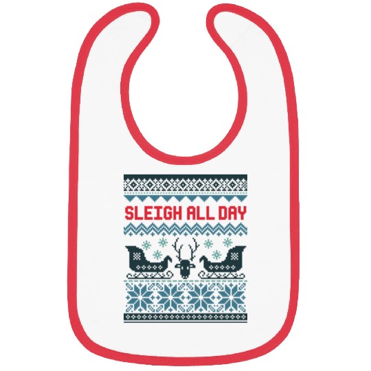 Sleigh all day hell Bibs