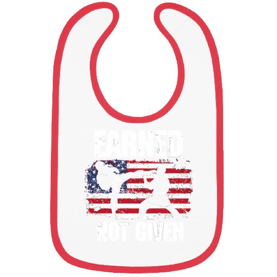 Earned Not Given! Karate Fighter Martial Arts Bibs
