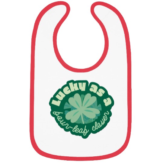 lucky as a four-leaf clover Bibs