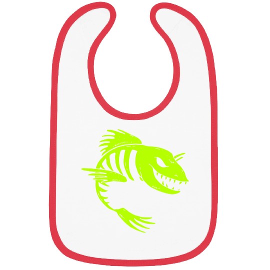 Fish Skeleton Bibs
