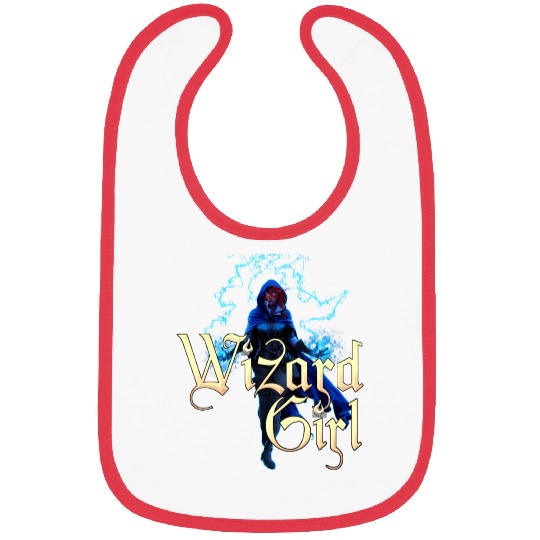 Wizard Girl Bibs