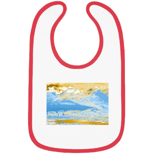 Golden Blue Mountain Lake Bibs