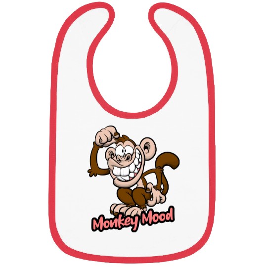 Monkey Mood Bibs
