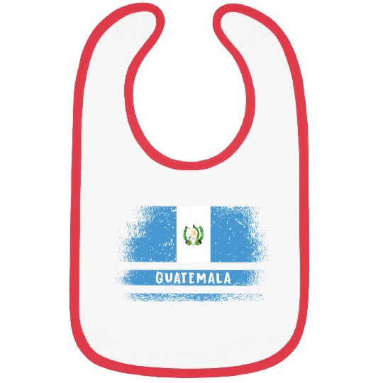 Guatemala flag Bibs