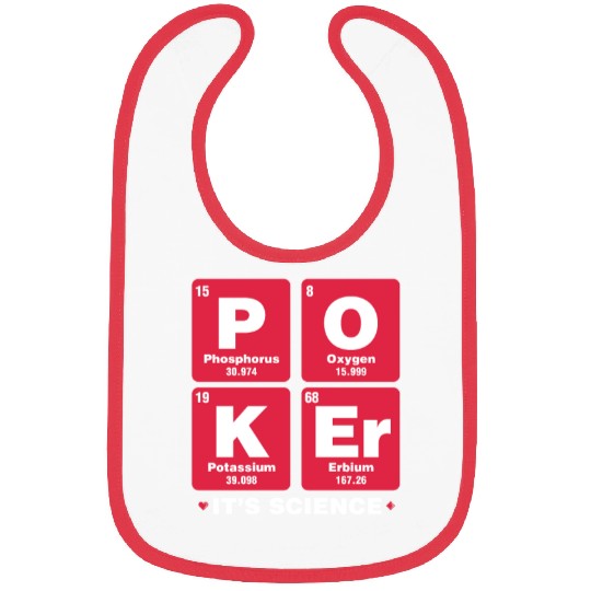 Poker It's Science Bibs