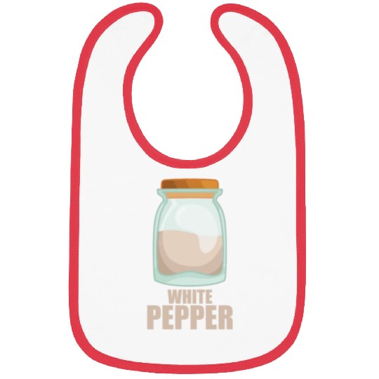 White Pepper Spice Flavor Food Cooking Bibs