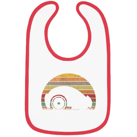 Mähroboter Retro Lawn Robot Vintage Bibs