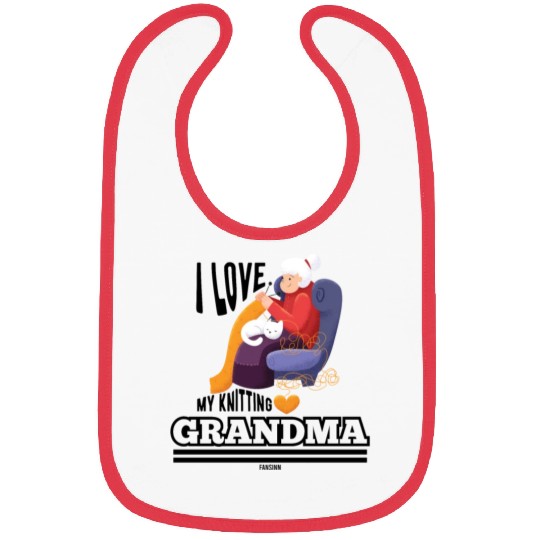I Love My Grandma Bibs
