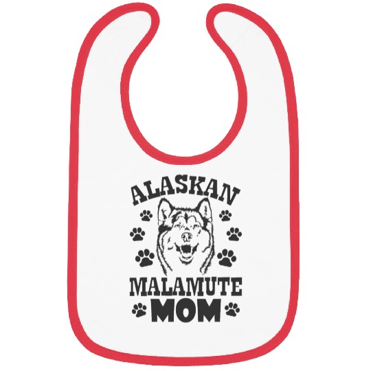 Alaskan Malamute Mom Pet Dog Breed Bibs