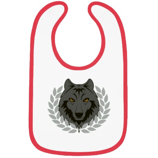 alpha wolf Bibs