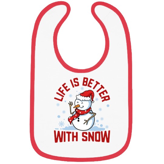 snowman Bibs