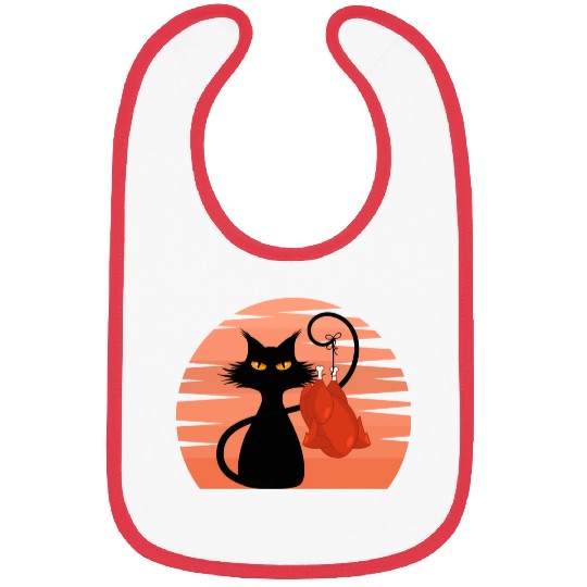 black cat Bibs