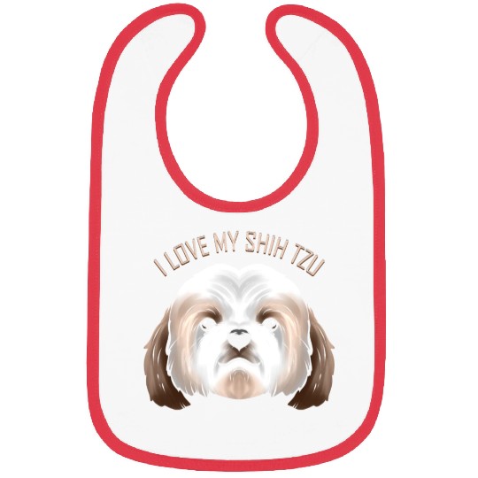 Dog Lover - I Love My Shih Tzu Bibs
