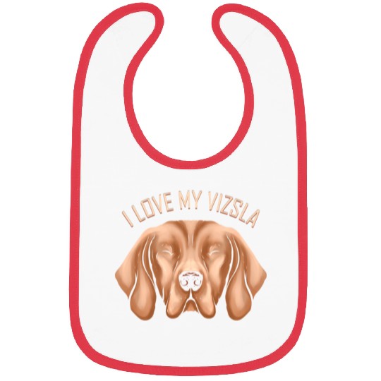 Dog Lover - I Love My Magyar Vizsla Bibs