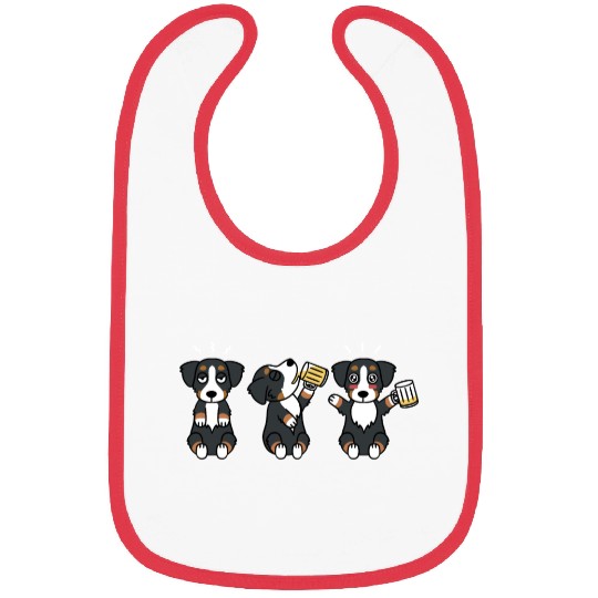 Bernese Mountain Dog Beer Lover Bibs