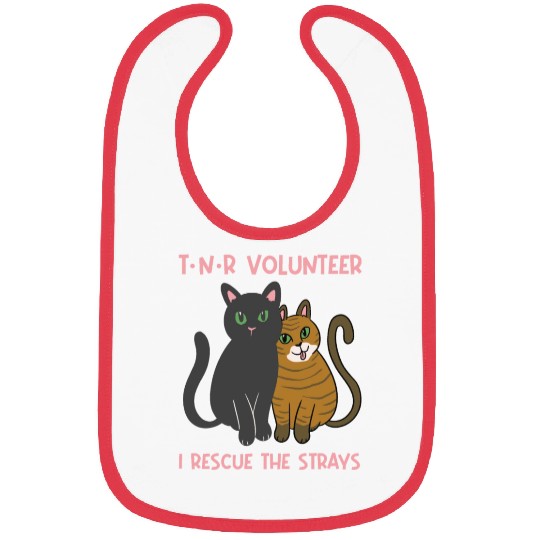 T N R Volunteer I rescue stray cats street cats Bibs