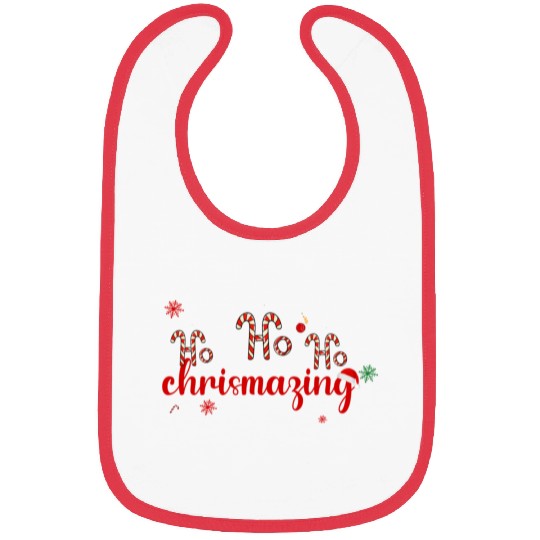 Ho Ho HO CHRISMAZING Bibs