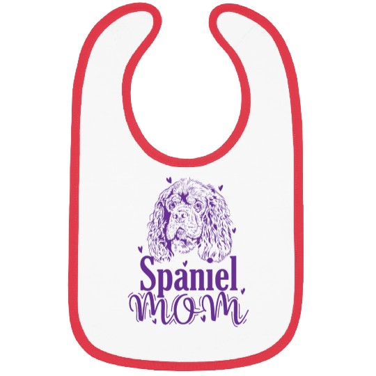 Spaniel Mom Dog Cocker Spaniel Pet Bibs