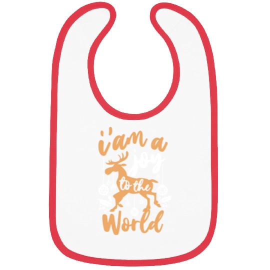 I Am A Joy To The World Xmas Holiday Christmas Bibs