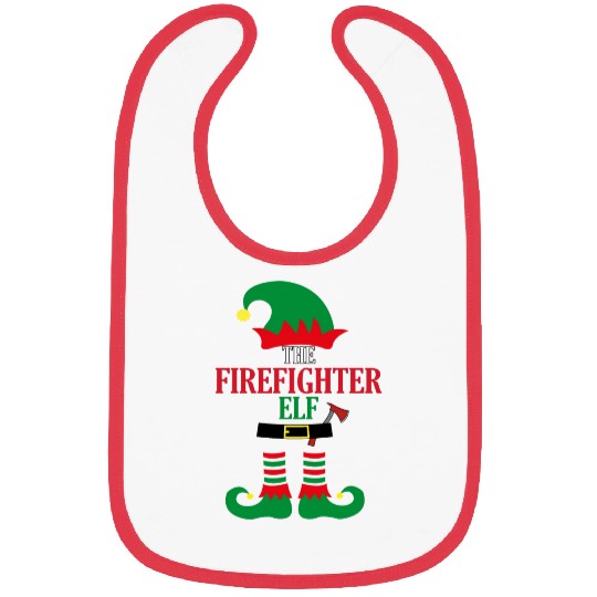the firefighter elf with axe Bibs
