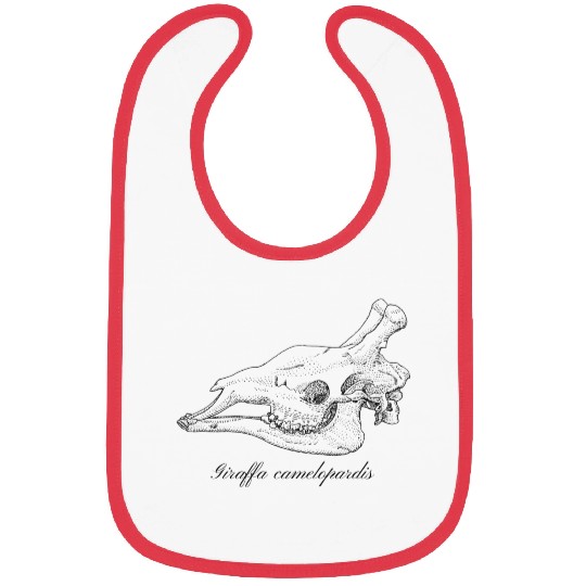Giraffe Skull Bibs