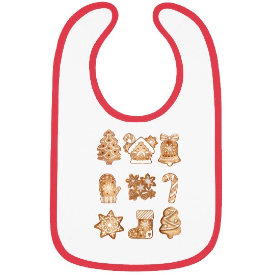 Christmas Gingerbread Cookies! Bibs