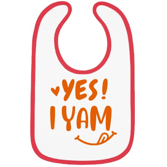 I yam my sweet potato for matching couple Bibs