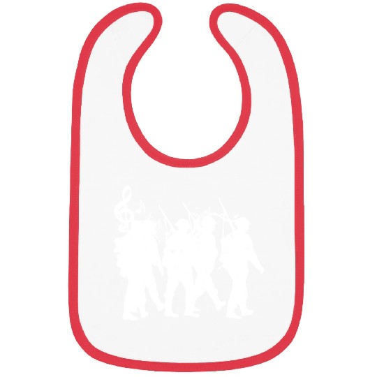 Troops singing a song - singing Bibs