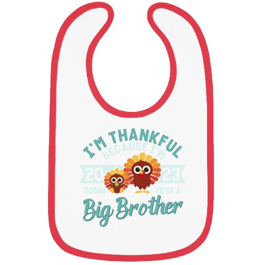 Big Brother 2023 Baby Thanksgiving Turkey Boys Bibs