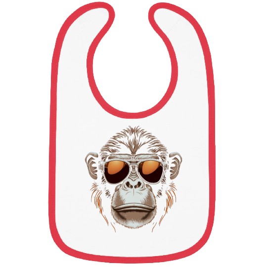 Monkey Face Bibs