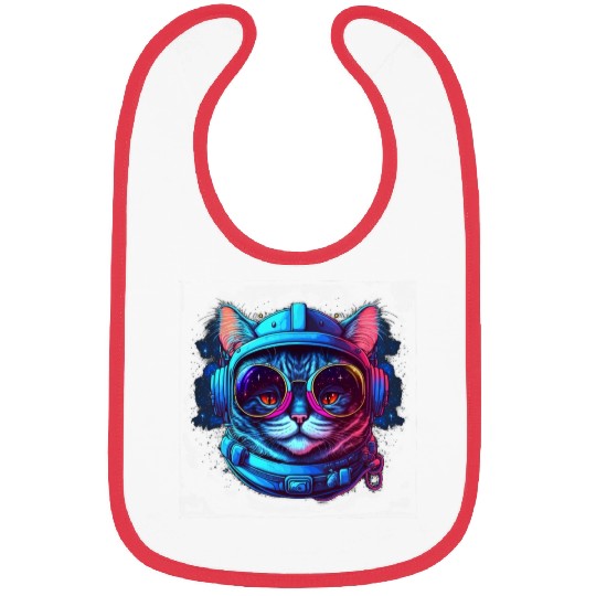 Space Cat Bibs