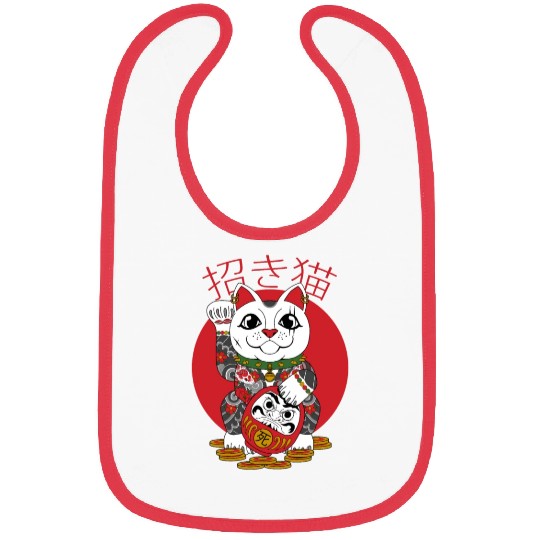 Maneki Neko Bibs