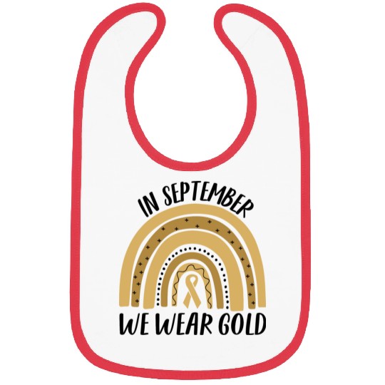 Childhood Cancer Awareness In September We Wear Go Bibs
