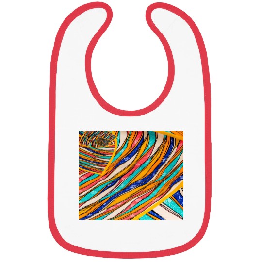 Neon Rainbow Retro 2023 NewYear Vintage Stronger Bibs