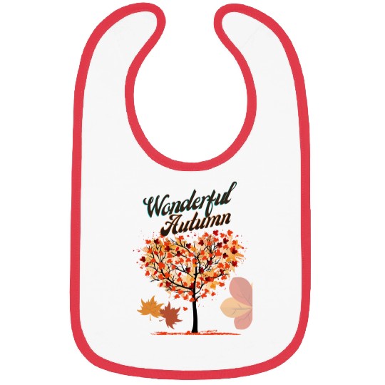A wonderful autumn design. Bibs