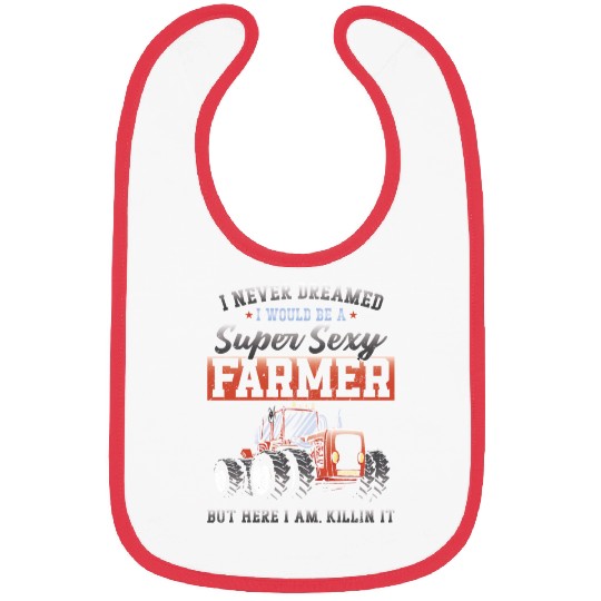 Farming Farmer Vintage Tractor I Bibs