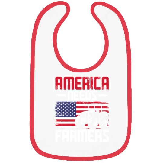 Farming Farmer Vintage Tractor Us Bibs