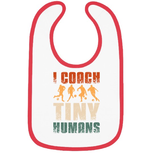 I coach tiny humans Soccer coach Bibs